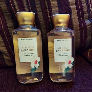 Bath and body works shower gels hibiscus paradise